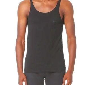 #012 NWOT Emprio Armani Mens Underwear Tank Top; Color Black; Size M; MSRP $21